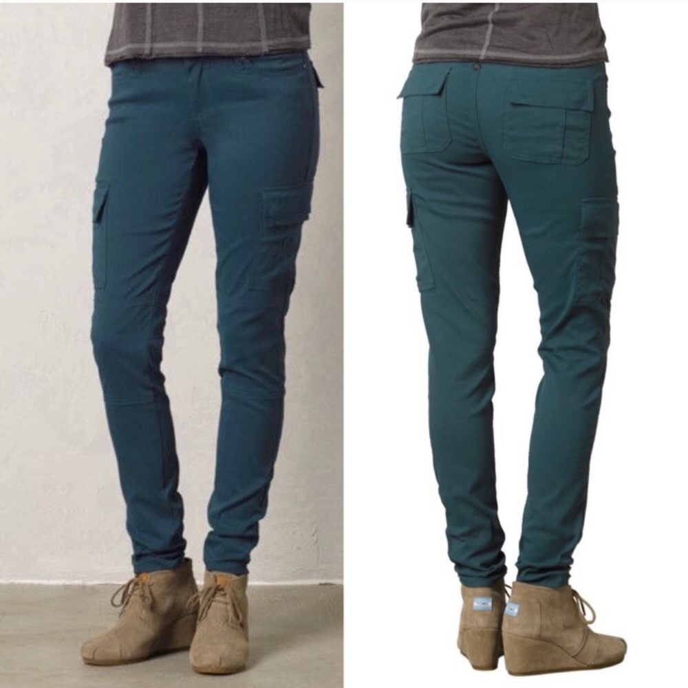 Prana Meme Pant, Teal, 14, like new!